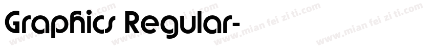 Graphics Regular字体转换